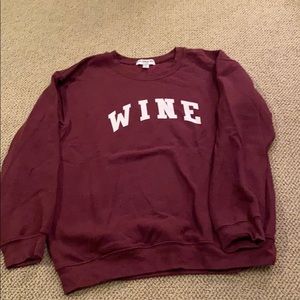 Sub_urban Riot Wine sweatshirt
